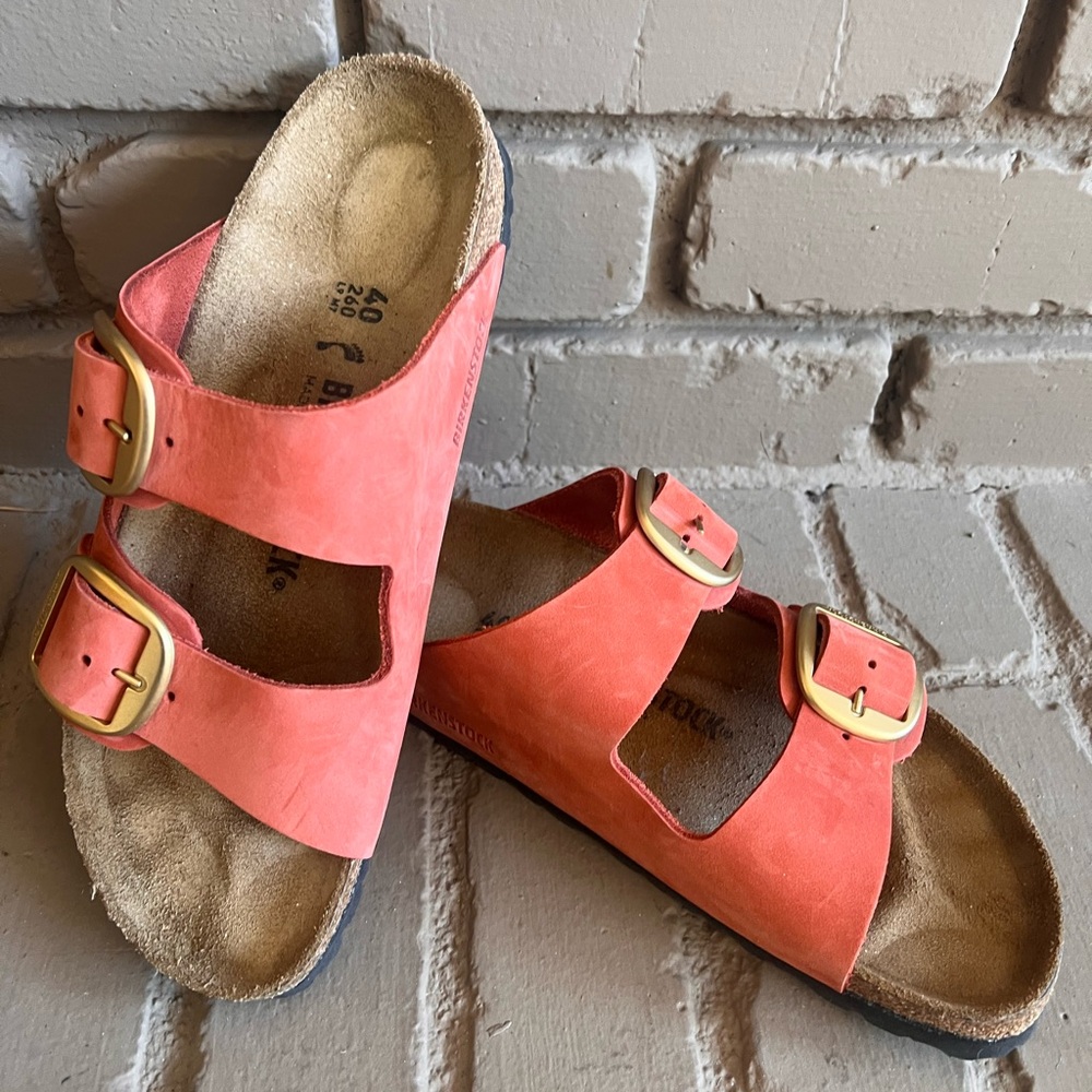 Birkenstock Arizona Big Buckle Mars Red. 40 (9) Excellent condition, worn twice.